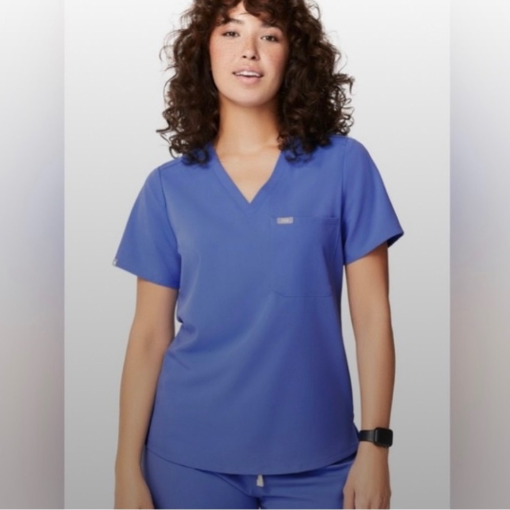 Figs Women's Denim Blue Scrub Set (Limited)